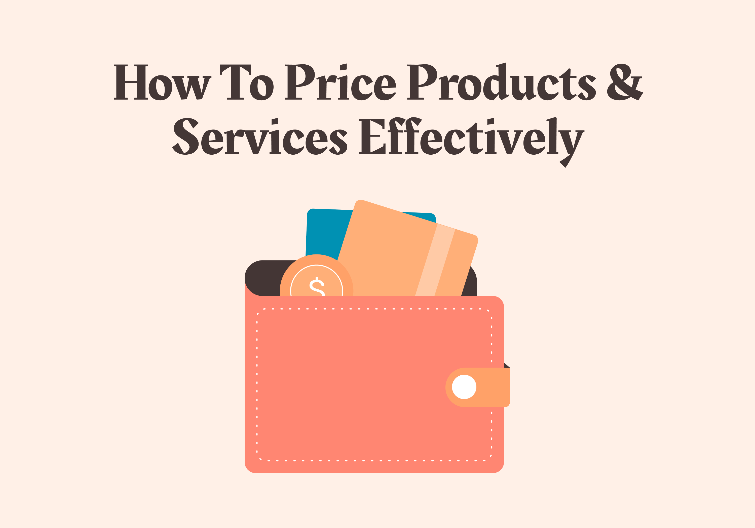 How to price your products and services effectively