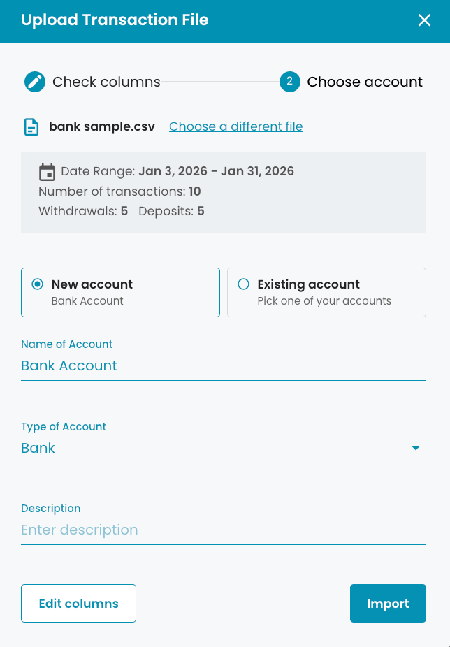 TrulySmall CSV import
