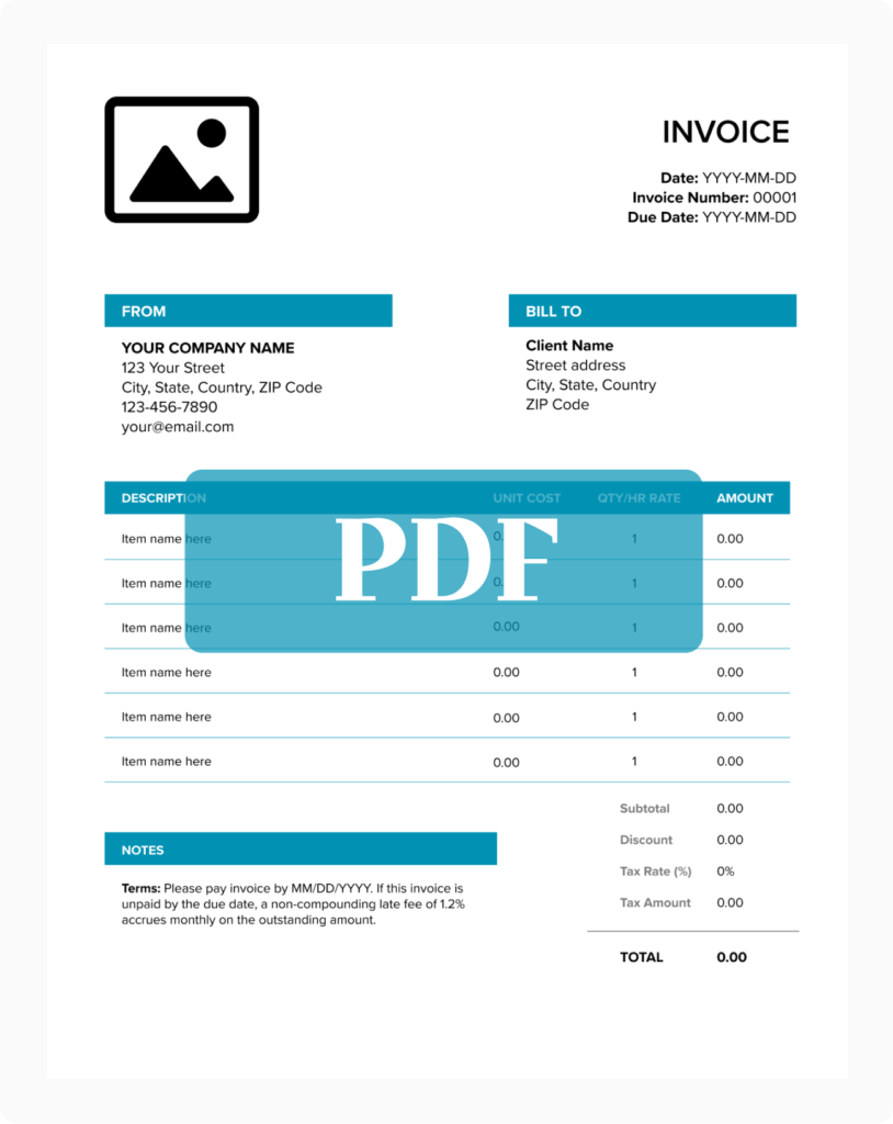 design invoice template