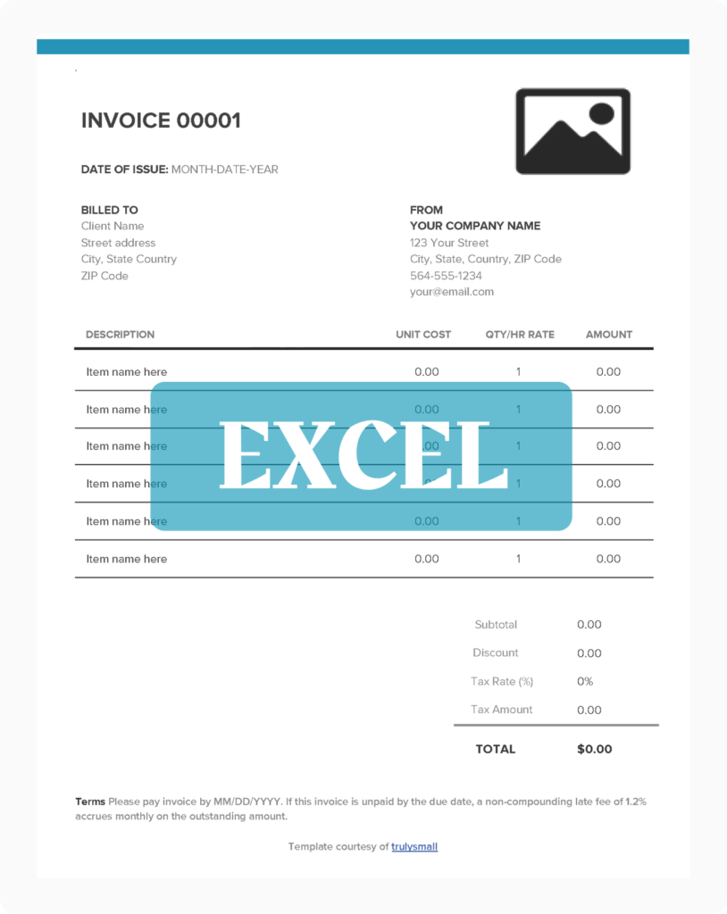 Free Developer Invoice Templates - TrulySmall Intended For Software Development Invoice Template