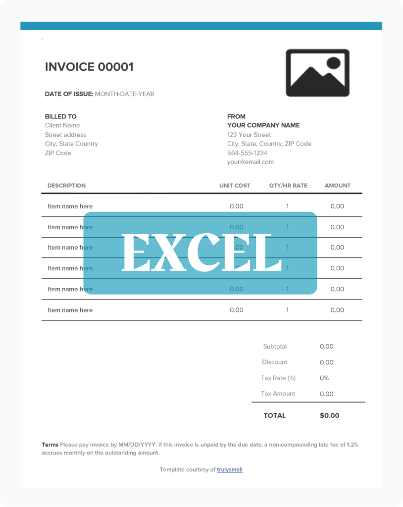 Software Development Invoice Template