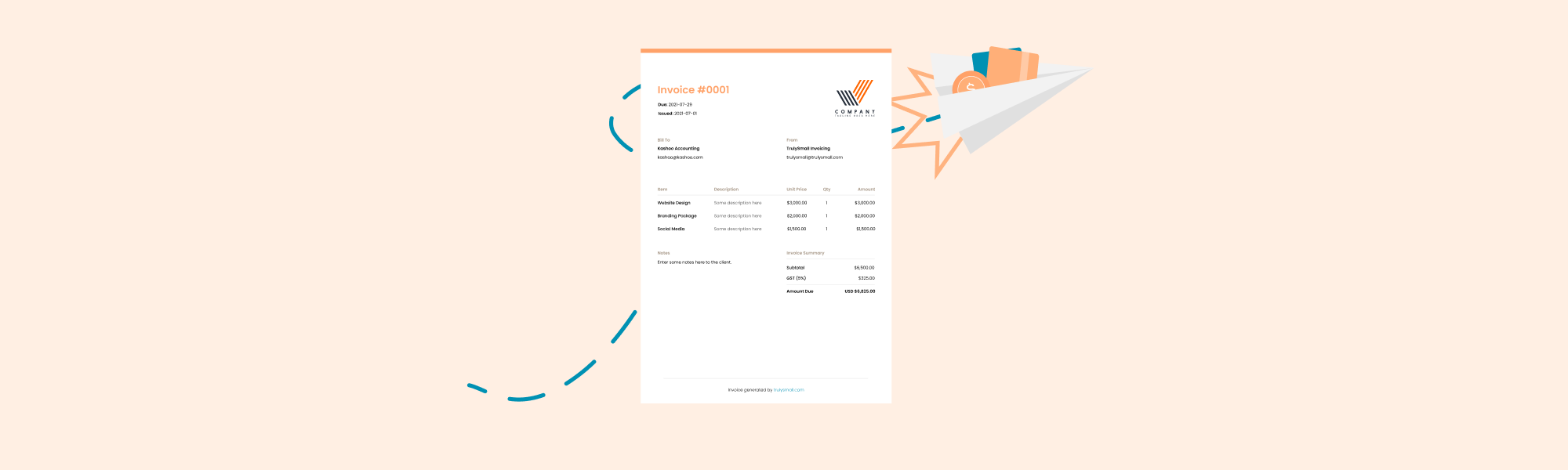 branded invoices