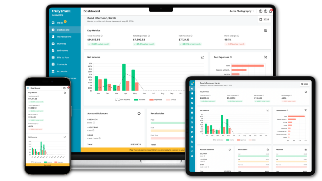 TrulySmall Web and Mobile devices